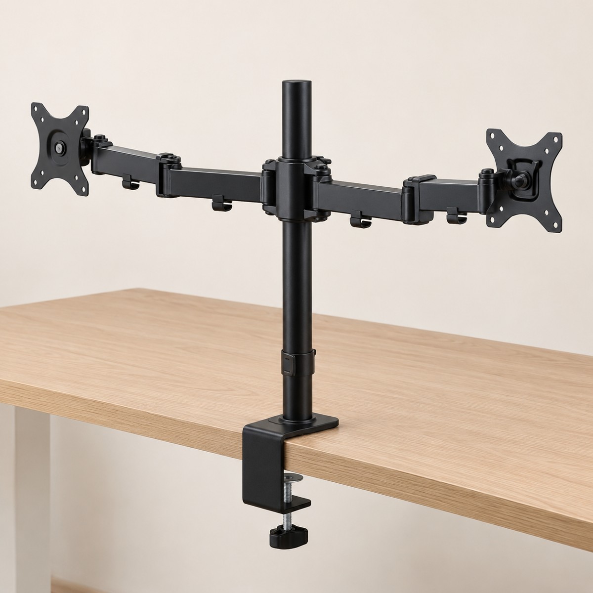 Dual Monitor Arm 17–27 Inch | Double Screen Desk Mount