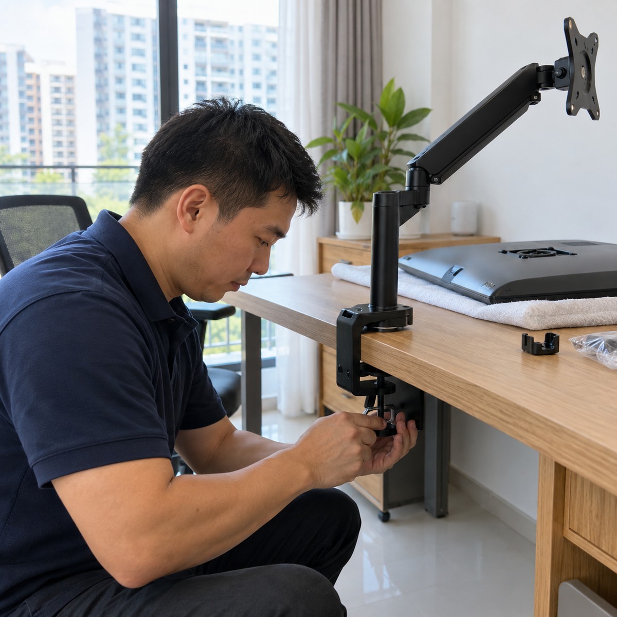 Monitor Arm Installation Service in Singapore