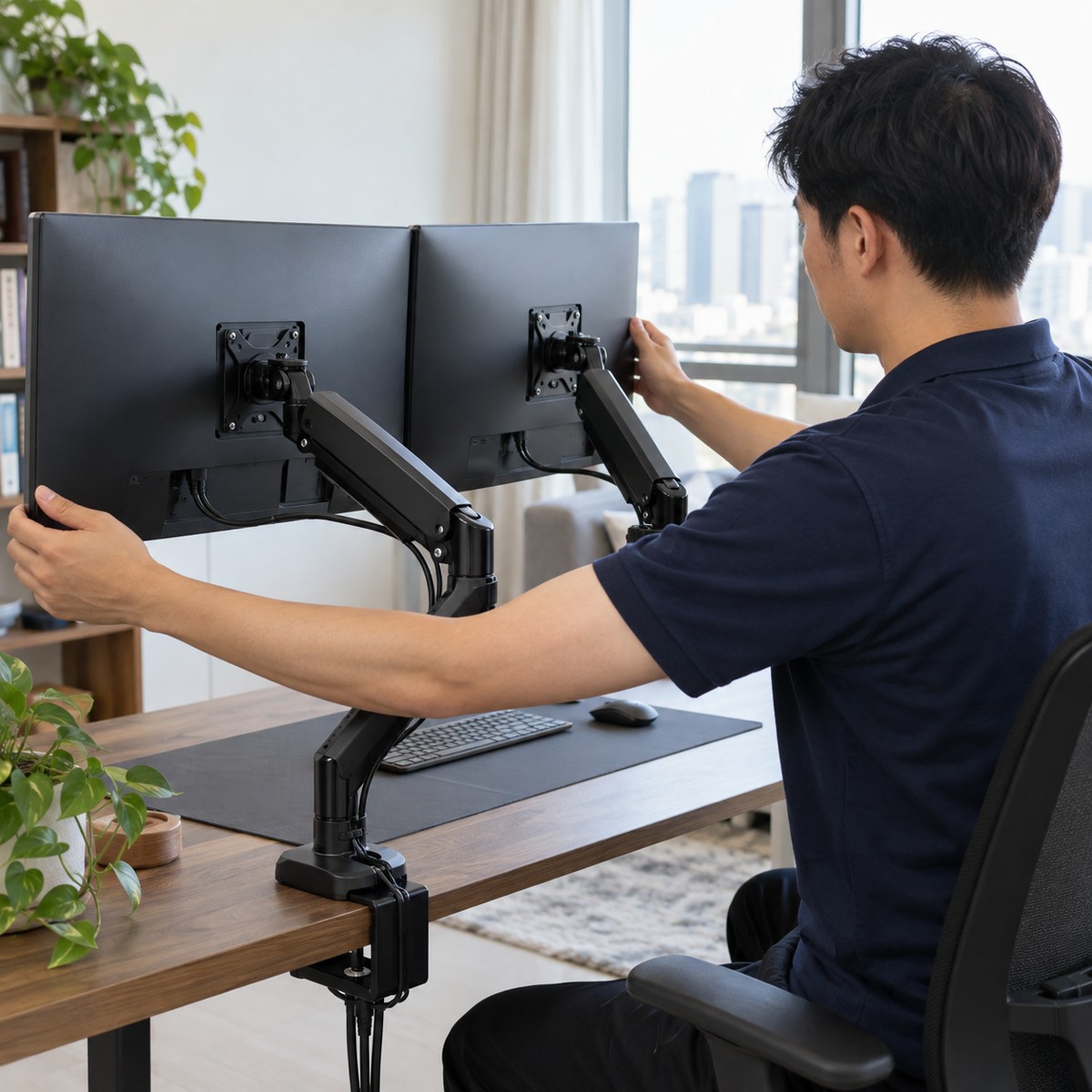 Monitor Arm Installation Service in Singapore — view 3